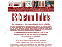 Tablet Screenshot of gscustom.co.za